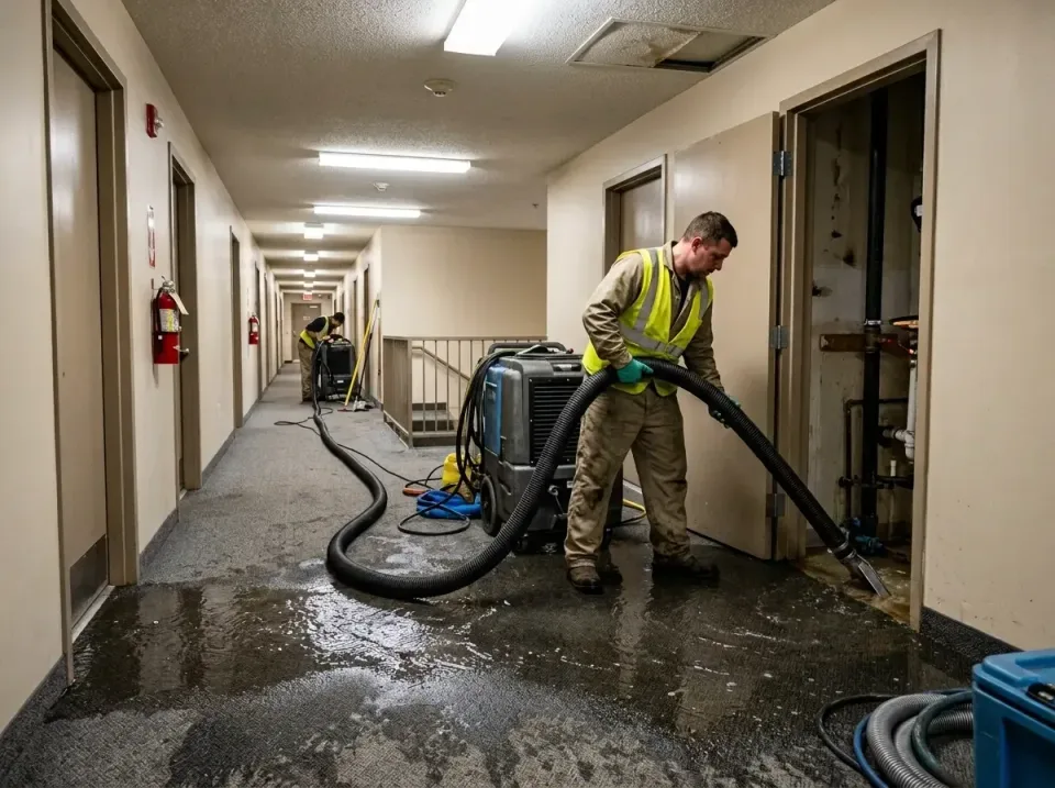 multi-unit-apartment-hallway-f-005 — frequently asked questions, Emergency Burst Pipe Water Extraction & Removal in Melwood,…